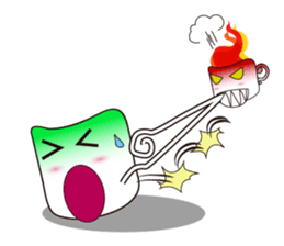 Mischievous White Cups sticker #12639786