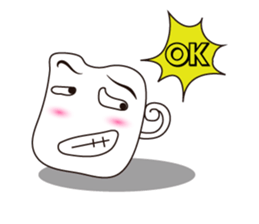 Mischievous White Cups sticker #12639789