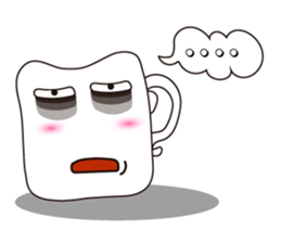 Mischievous White Cups sticker #12639796