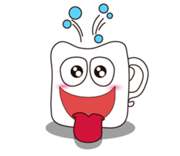 Mischievous White Cups sticker #12639797