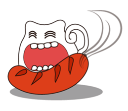 Mischievous White Cups sticker #12639802