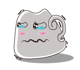 Mischievous White Cups sticker #12639804