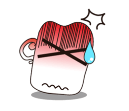 Mischievous White Cups sticker #12639806