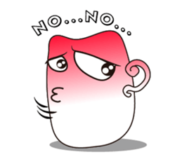 Mischievous White Cups sticker #12639808