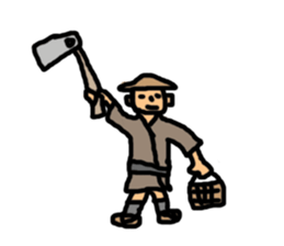 the age of warring states common people sticker #12639848