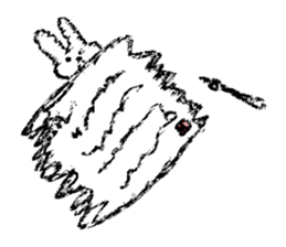 Retro curls doll sticker #12640258