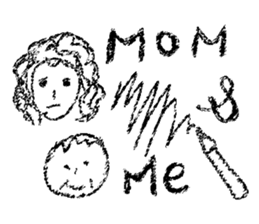 Retro curls doll sticker #12640264