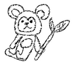 Retro curls doll sticker #12640266