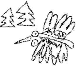 Retro curls doll sticker #12640268