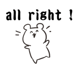 Mr.Snow Bear sticker #12640395