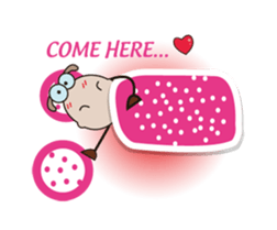 Funny and Fluffy-white Sheep Animated II sticker #12640414