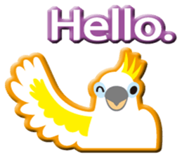 Dance good Sulphur-Crested Cockatoo2 sticker #12640718