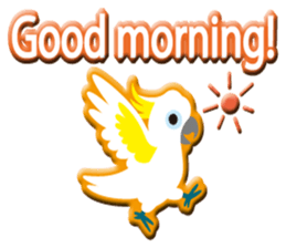 Dance good Sulphur-Crested Cockatoo2 sticker #12640719