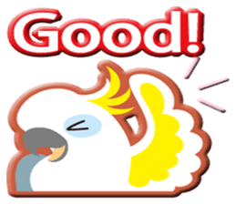 Dance good Sulphur-Crested Cockatoo2 sticker #12640720