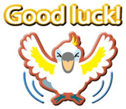 Dance good Sulphur-Crested Cockatoo2 sticker #12640723