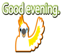 Dance good Sulphur-Crested Cockatoo2 sticker #12640724