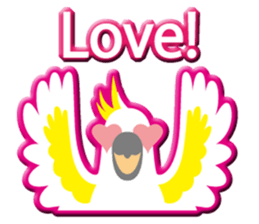 Dance good Sulphur-Crested Cockatoo2 sticker #12640727