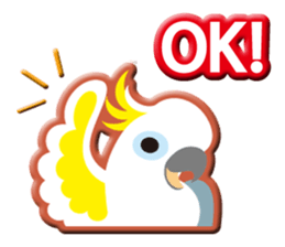 Dance good Sulphur-Crested Cockatoo2 sticker #12640728