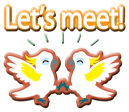 Dance good Sulphur-Crested Cockatoo2 sticker #12640729