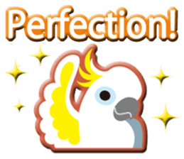 Dance good Sulphur-Crested Cockatoo2 sticker #12640732