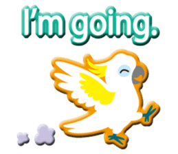 Dance good Sulphur-Crested Cockatoo2 sticker #12640734