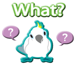 Dance good Sulphur-Crested Cockatoo2 sticker #12640736