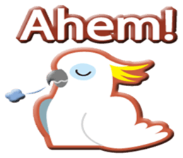 Dance good Sulphur-Crested Cockatoo2 sticker #12640739