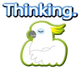 Dance good Sulphur-Crested Cockatoo2 sticker #12640744