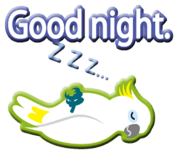 Dance good Sulphur-Crested Cockatoo2 sticker #12640746