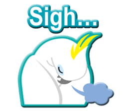 Dance good Sulphur-Crested Cockatoo2 sticker #12640750