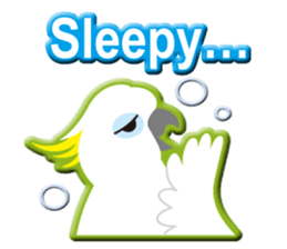 Dance good Sulphur-Crested Cockatoo2 sticker #12640751