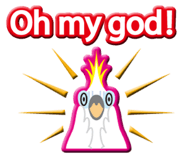 Dance good Sulphur-Crested Cockatoo2 sticker #12640753