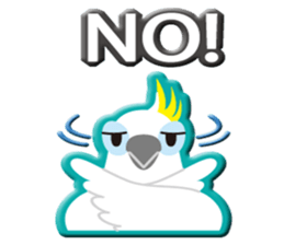Dance good Sulphur-Crested Cockatoo2 sticker #12640754