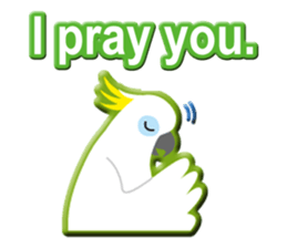Dance good Sulphur-Crested Cockatoo2 sticker #12640755