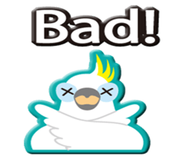 Dance good Sulphur-Crested Cockatoo2 sticker #12640756