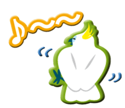 Dance good Sulphur-Crested Cockatoo2 sticker #12640757