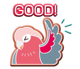 Pretty pink Galah2 sticker #12641105