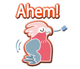 Pretty pink Galah2 sticker #12641110
