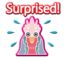 Pretty pink Galah2 sticker #12641120