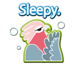 Pretty pink Galah2 sticker #12641128