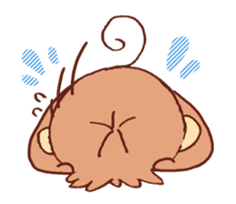 Yuruyuru Graffiti monkey sticker #12641204