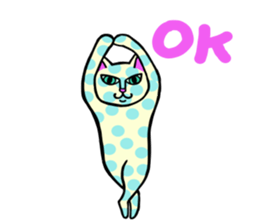 Cat of the waterdrop pattern sticker #12641549