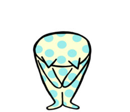 Cat of the waterdrop pattern sticker #12641576