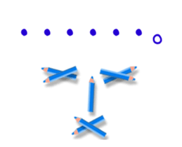 Colored pencil message 2 sticker #12641639