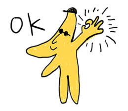I am bananaman sticker #12642195
