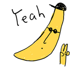 I am bananaman sticker #12642208
