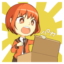 indoor girl powan-chan sticker #12642321