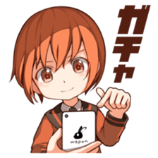 indoor girl powan-chan sticker #12642328