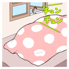 indoor girl powan-chan sticker #12642340