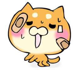 Shiba dog answers 2. sticker #12642525